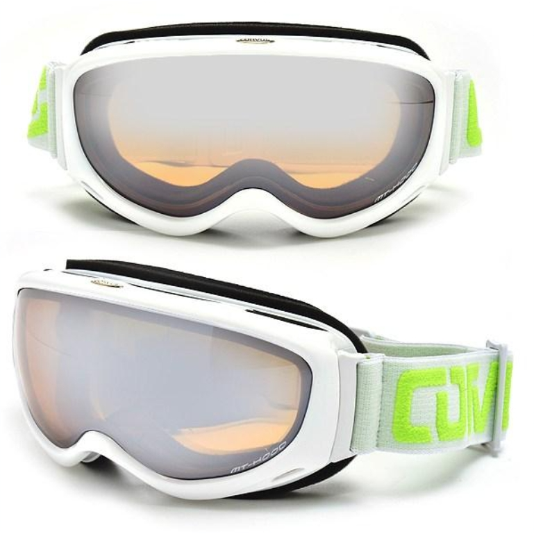 <단독 한정> CORVUS / MADE IN KOREA / 한국인_Fit / UV400 자외선차단 더블렌즈안티포그, 미러렌즈, 안경병용 성인용 스키보드 고글 613DL WH 39,800원