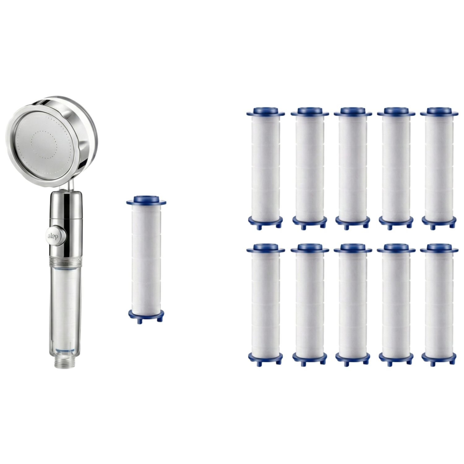 포세이돈 필터 샤워기 헤드 필터포함(11개), 샤워기 헤드+필터(11개), 1개 19,500원