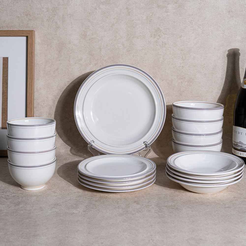 시라쿠스 메이플 4인 베이직 식기 세트 17p 137,430원