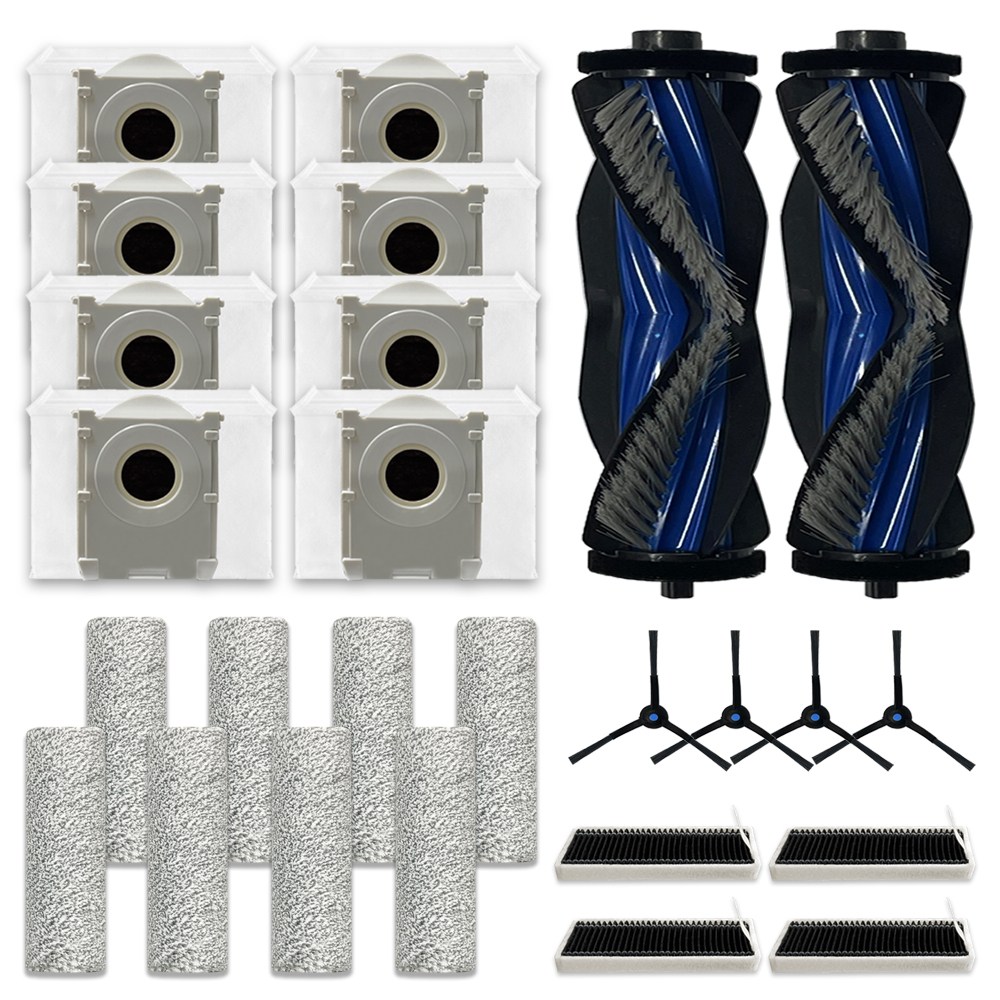 [호환] BNC INT 에코백스 디봇 X8 PRO 프로옴니 로봇 청소기 소모품 먼지봉투 더스트백 걸레 필터 사이드 메인 브러쉬 부속품 세트 38,400원