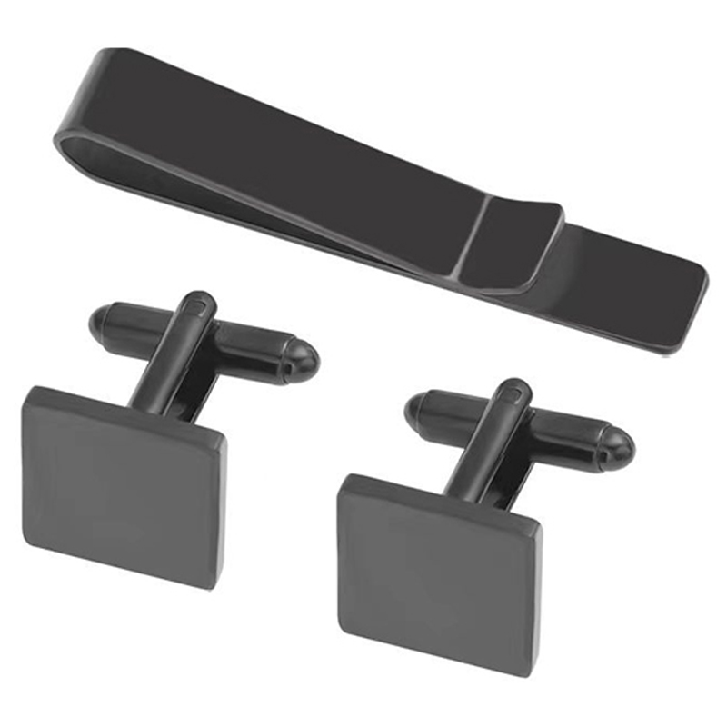 피어니스트 클립 커프스 단추 넥타이핀 세트 사각 18,600원