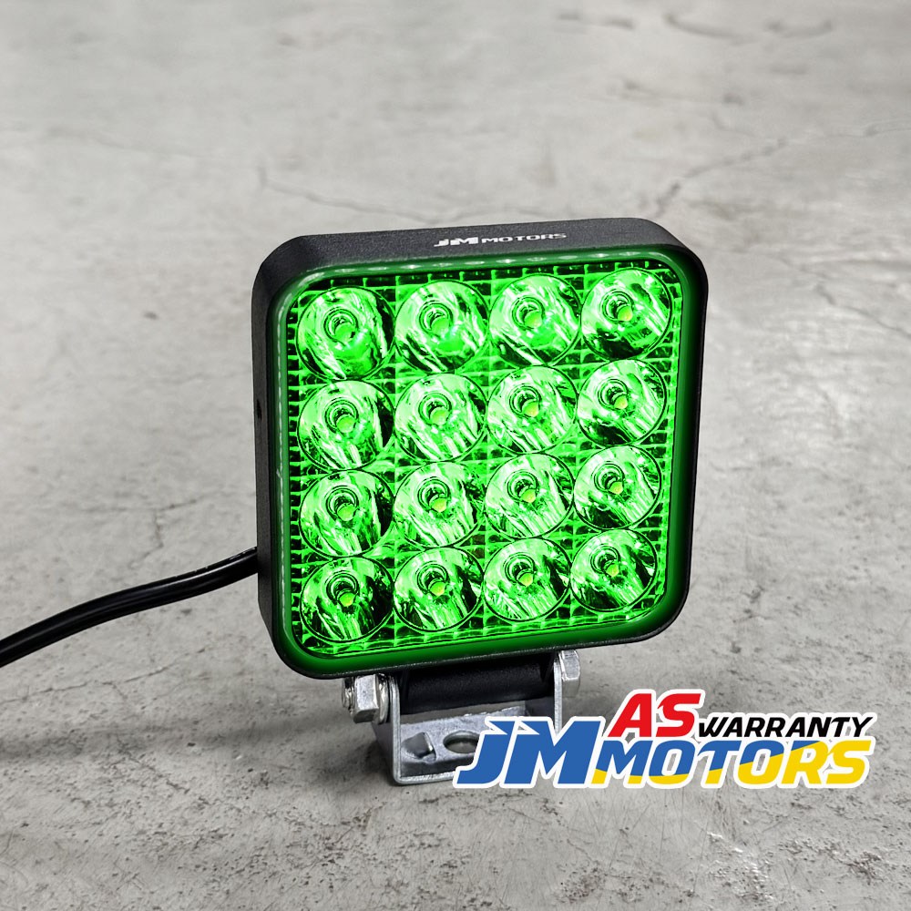 제이엠 LED 서치라이트 녹색 미니 16구 사각 집중형 JMS-MSG48S 14,900원