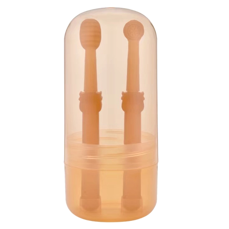 안전한 애완동물 칫솔 세트 긴 손잡이 360도 실린더 헤드 칫솔 강아지 고양이 치아 관리 청소 8,570원