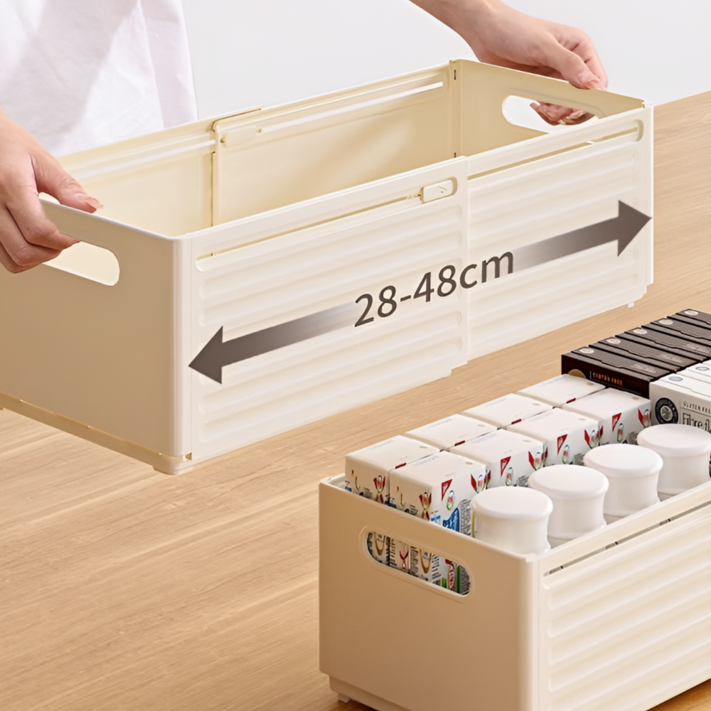 길이조절 정리함 펜트리 수납함 주방 냉장고 서랍 옷장 수납 칸막이, 화이트, 1개 9,800원