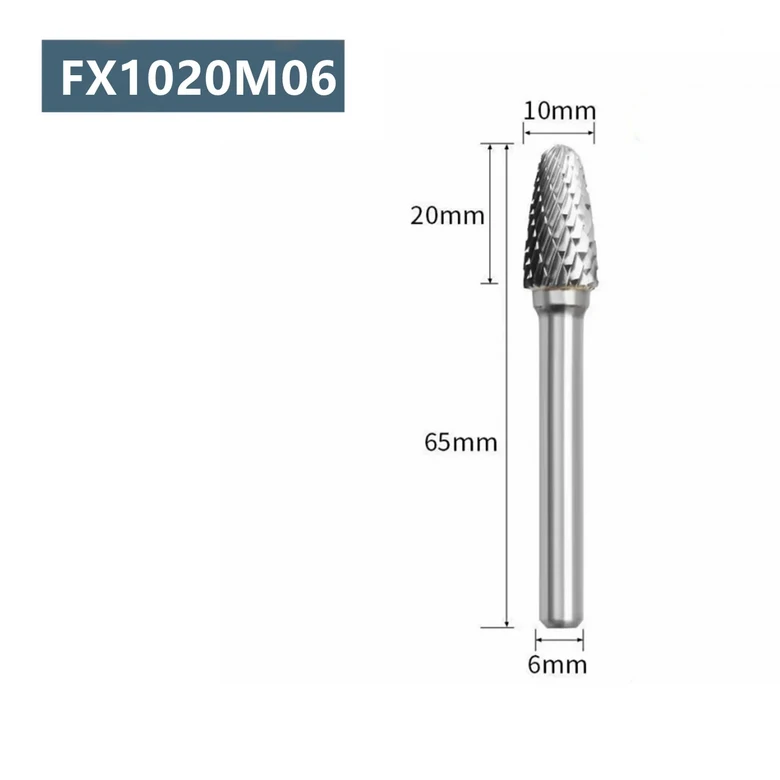 FX-TypeHead 텅스텐 카바이드 로터리 파일 도구 드릴 밀링 조각 비트 도구 포인트 버 다이 연마기 연마 합 9,100원