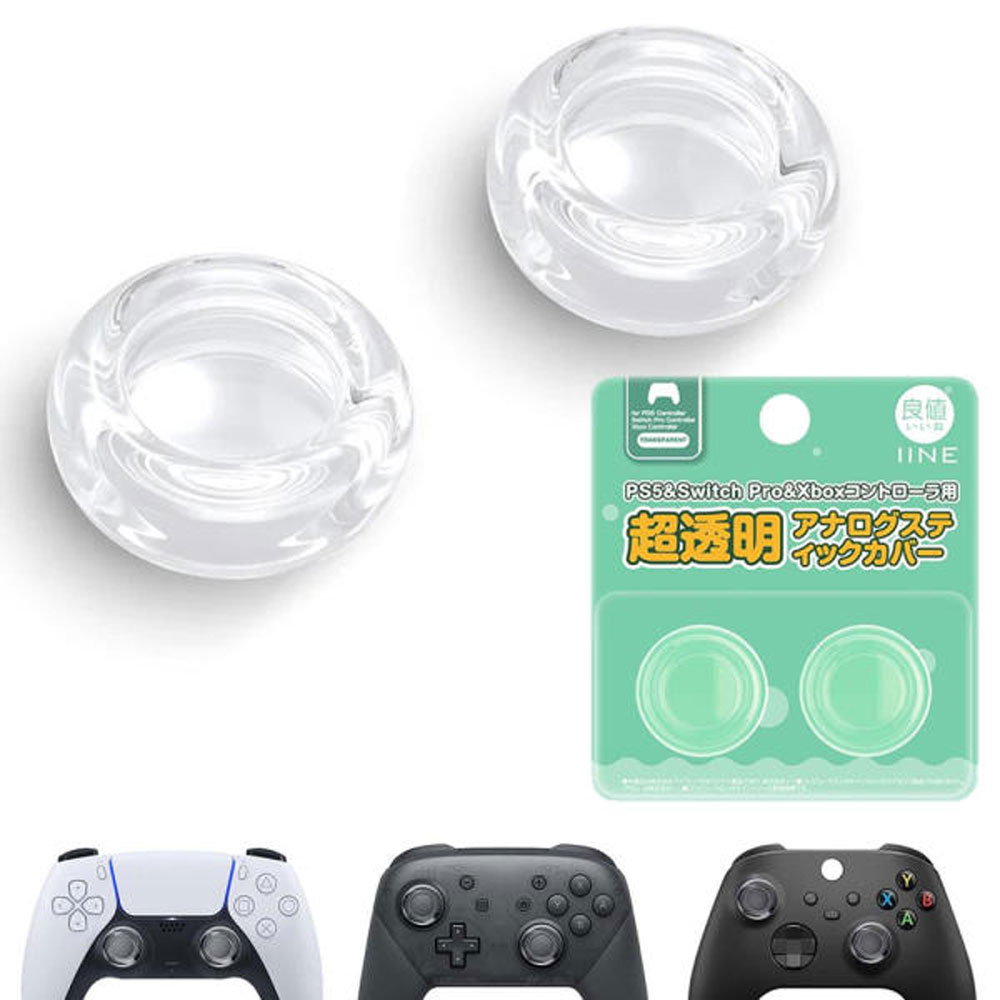 PS5 듀얼센스 이이네 초투명 아날로그 스틱커버 엑박패드 컨트롤러 프로콘 게임패드 호환 5,000원