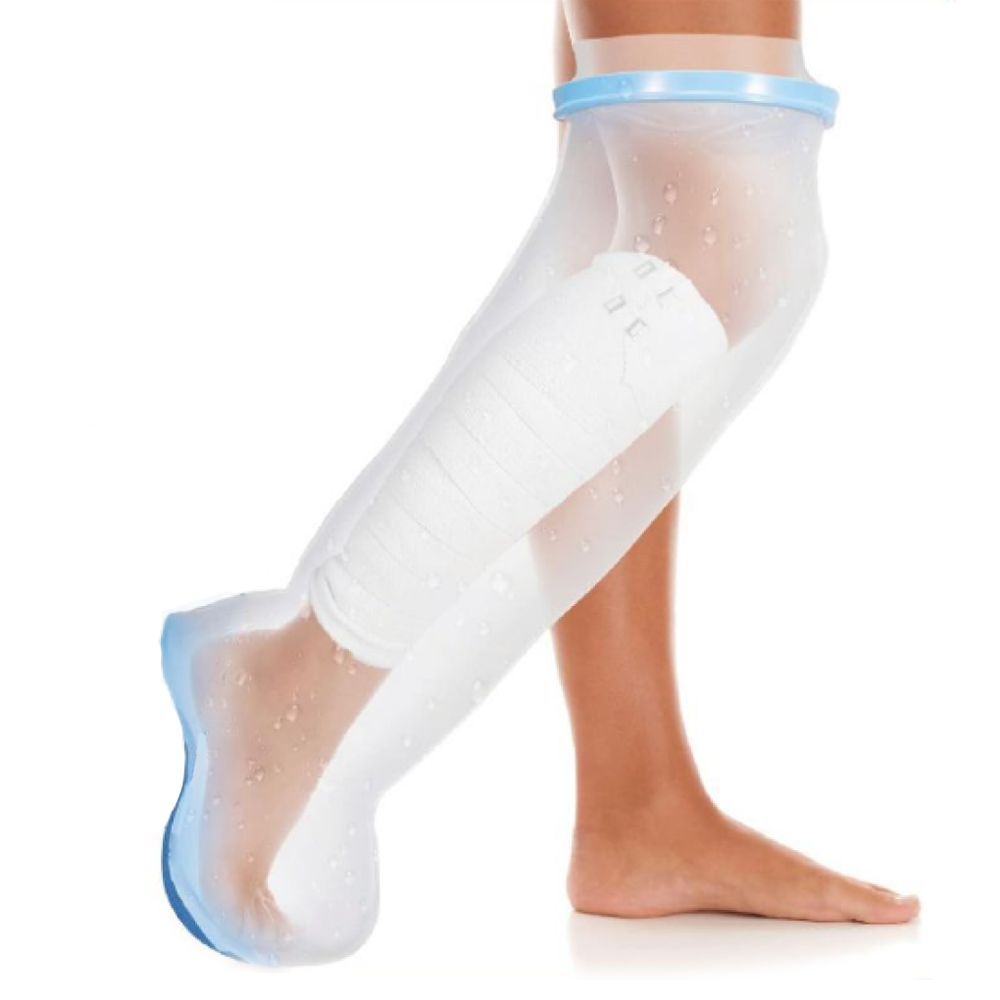 플렉스라인 미끄럼 방지패드가 달린 깁스 방수커버 다리 M, 블루, 1개 16,660원