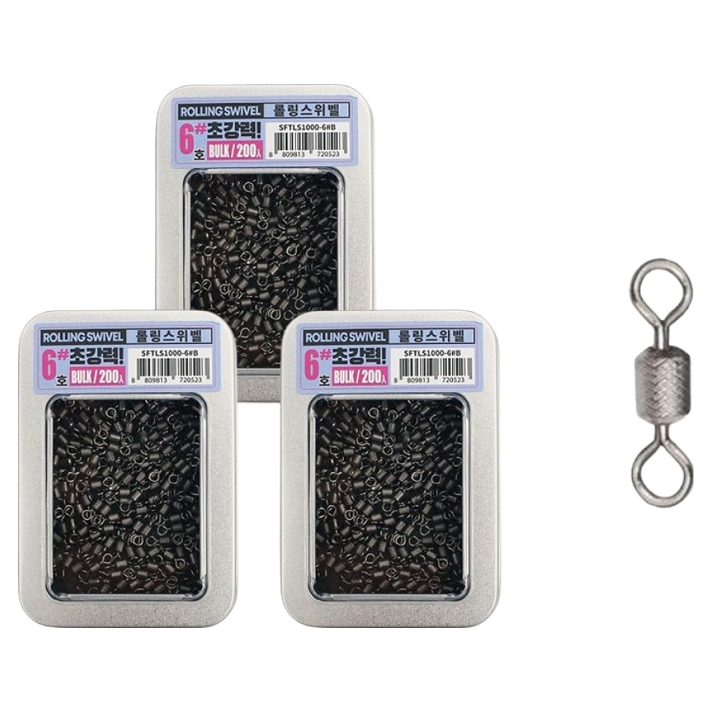 싸파 초강력 롤링 스위벨 6호 벌크 스냅도래 24,470원