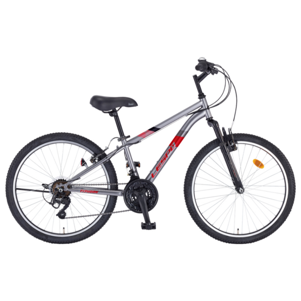 2025 삼천리 레스포 24 태풍SF 자전거 초등학생 중학생 주니어 입문용 MTB자전거, 1개, 159cm, 다크 실버 (99% 조립) 269,000원