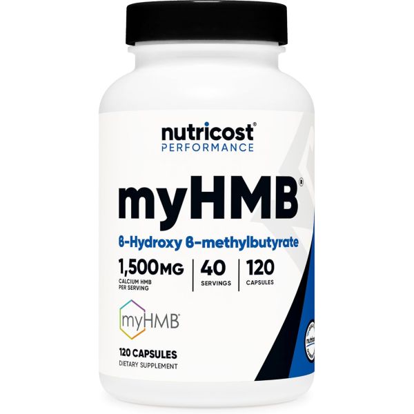 뉴트리코스트 Nutricost myHMB Capsules 1,500MG Calcium HMB Per Serving, 60 Capsules, 20 Servings - Perfor 109,200원
