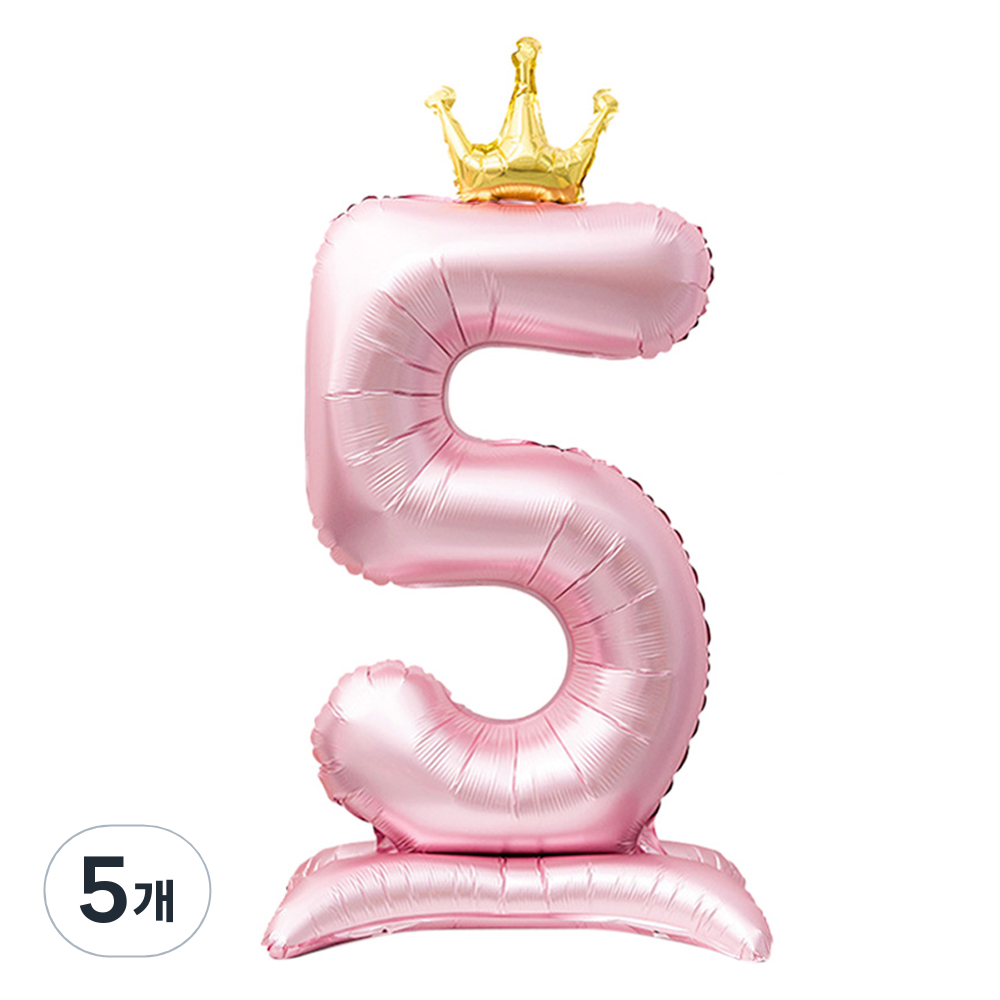 인블룸 대형 왕관 숫자 스탠드 파티풍선 5 35,690원