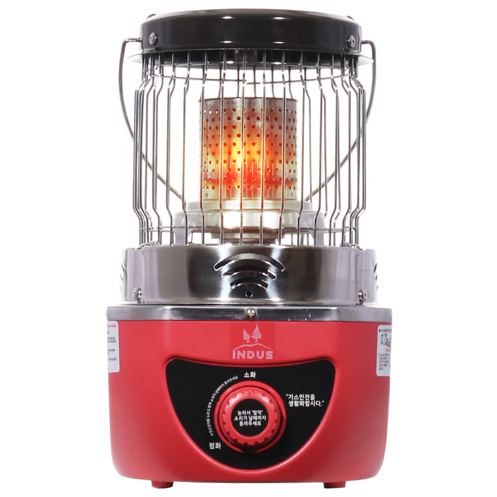 국내생산 인더스 키친아트 캠핑 부탄 가스난로 가방 포함 야외용 휴대용 낚시난로 미니히터 이동식 상부안전망 89,000원