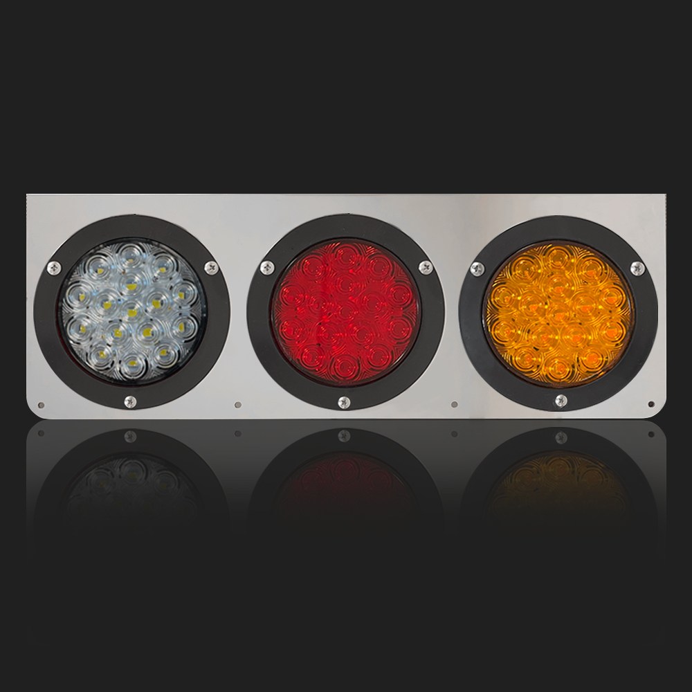 삼항LED 12-24V겸용 화물차용 LED 테일램프 3구 / 데루등 후미등, S25, 1개 40,000원