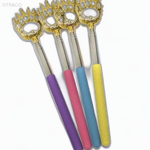 스테인리스 안테나 4단 곰발바닥 효자손 골드디자인 2,800원