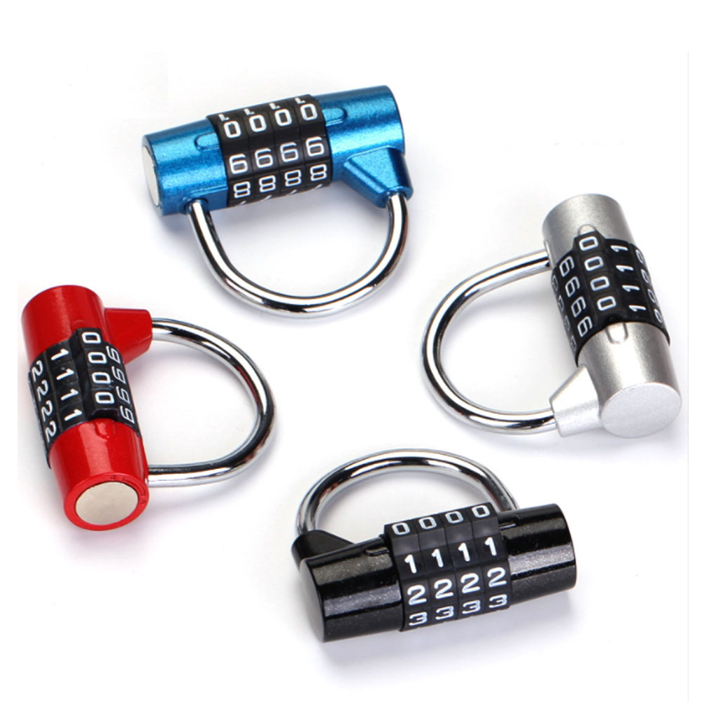 ecolucky 원통 4단 번호자물쇠/열쇠/자물통/비번/다이얼/사물함/자전거/도난방지 6,700원