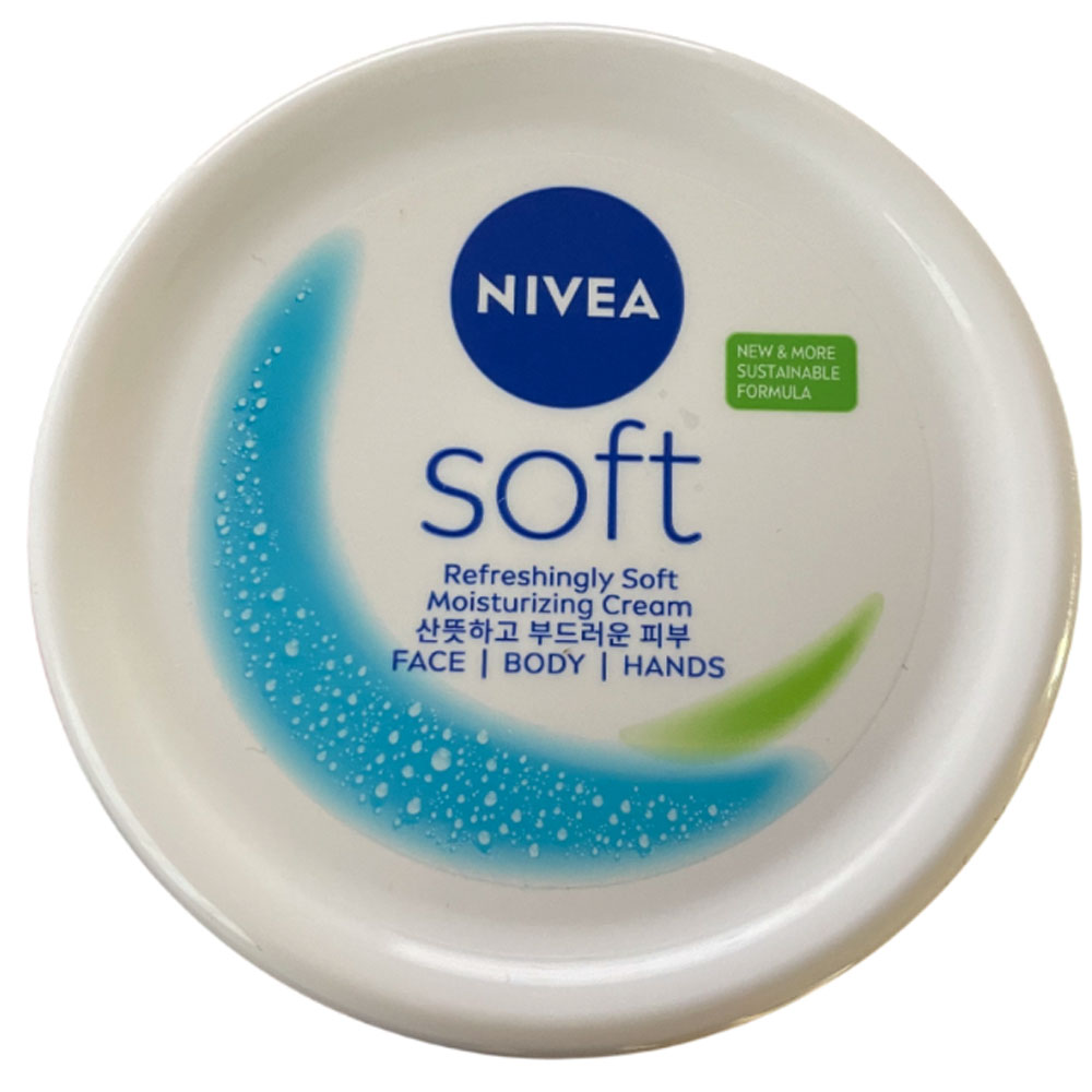 니베아 소프트 리프레싱 모이스춰라이징 크림, 200ml, 1개 4,200원