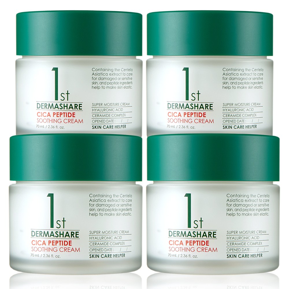 더마쉐어 시카 펩타이드 모이스처 수딩 크림 3개, 4개, 70ml, 4개 30,300원