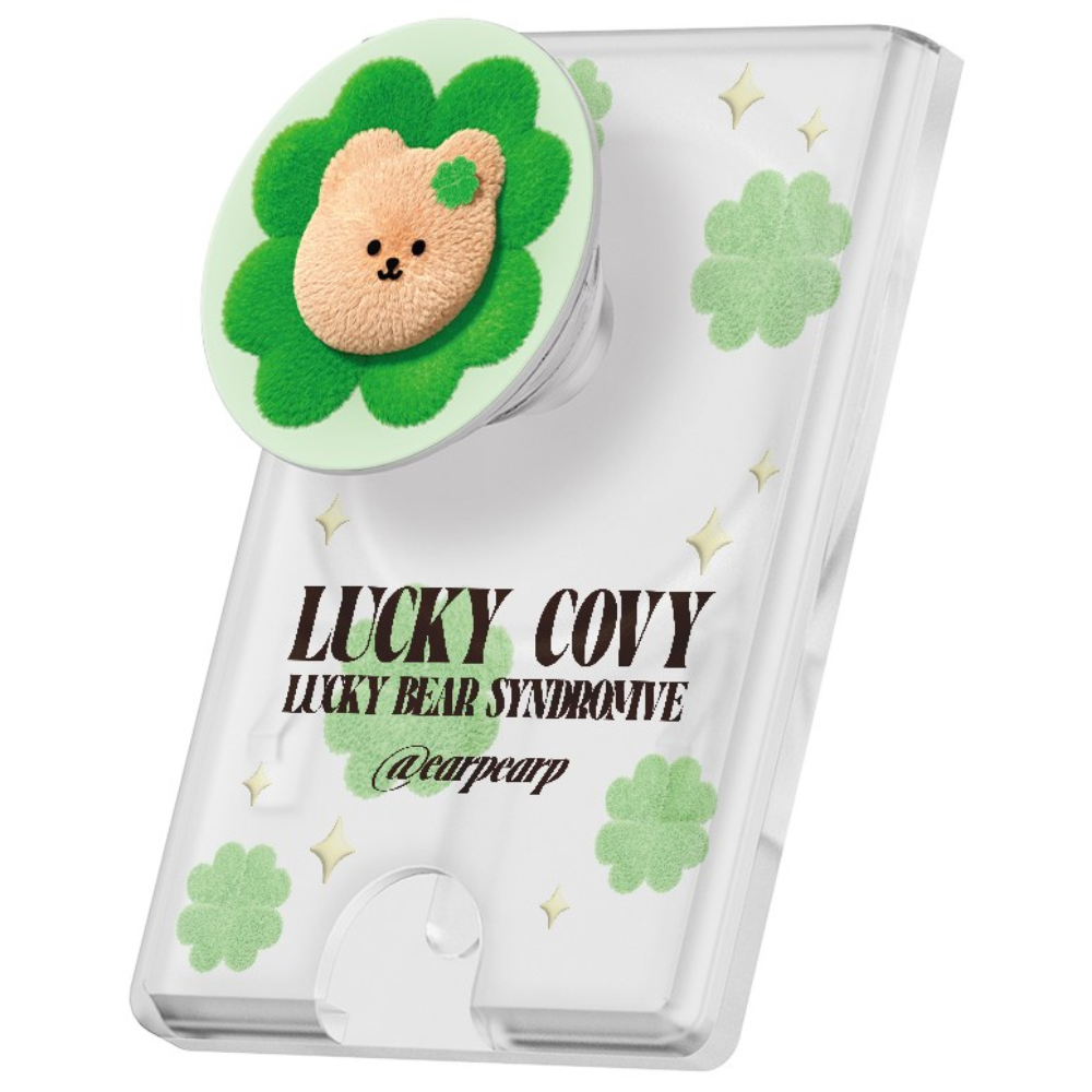 EarpEarp 본사 어프어프 맥세이프 카드지갑 톡 그립톡홀더 그립 톡거치대 휴대폰액세서리 2배 자력 스마트톡, 1개, 클로버 코비(맥세이프 카드지갑 톡) 19,800원