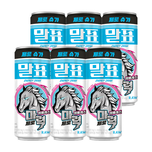말표 마력 에베레스트 화이트 에너지드링크, 250ml, 6개 6,500원