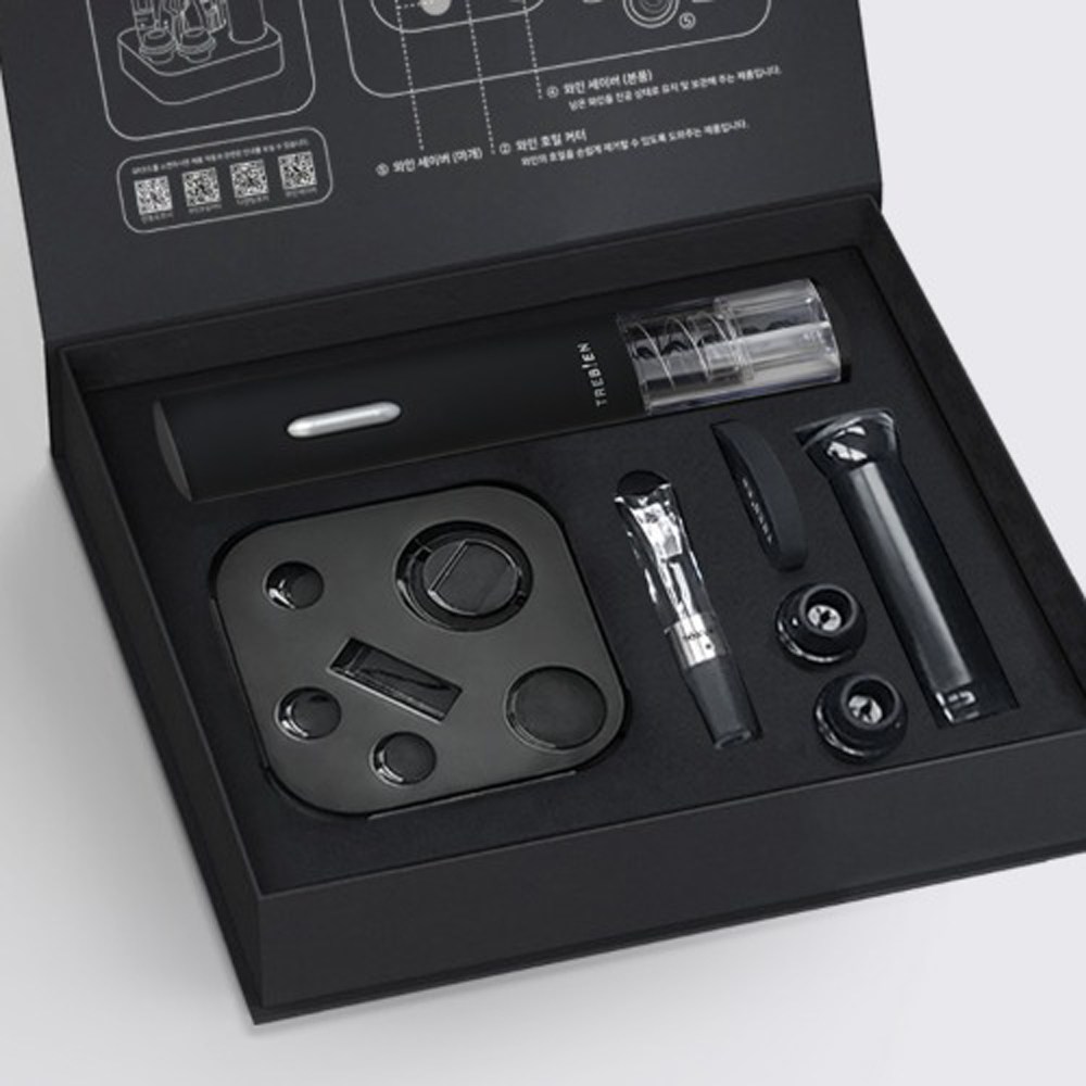 에스피플 트레비앙 프리미엄 전동와인오프너 DM-501 블랙 스탠드세트 79,000원