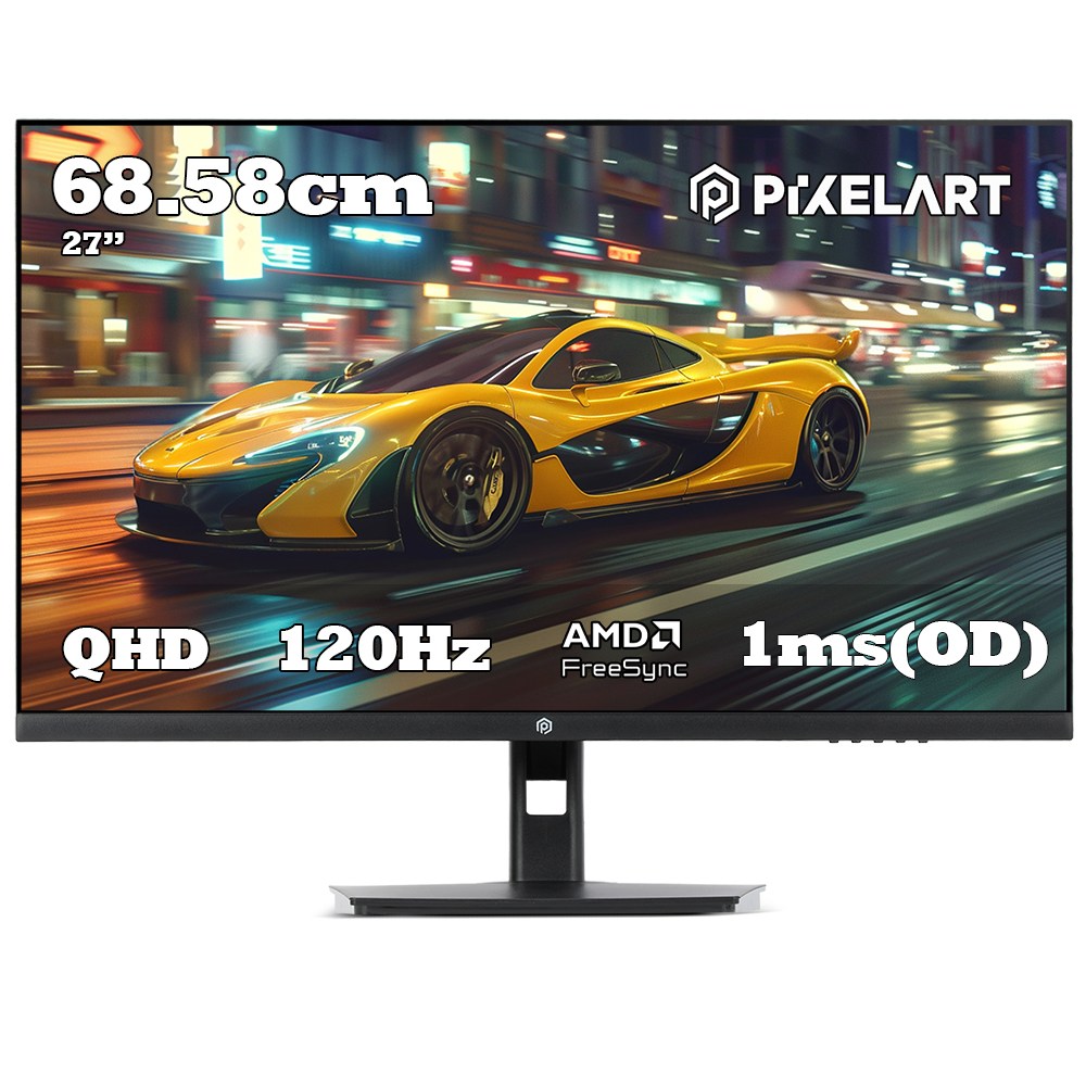 픽셀아트 PIXELART PAQ2710F 일반스탠드 120Hz UP QHD IPS 27형 모니터 무결점 154,000원
