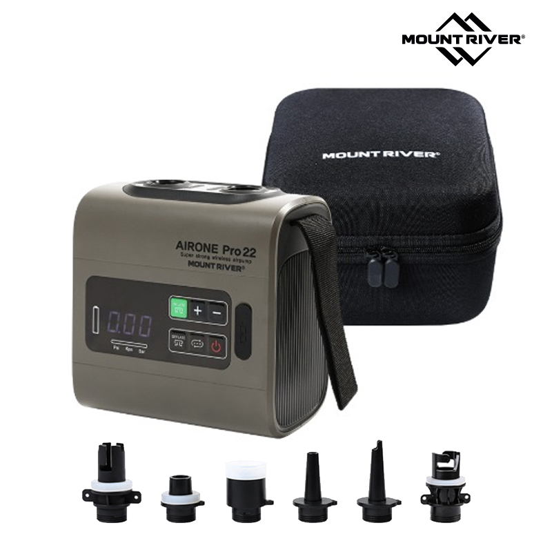 마운트리버 에어원 프로22 에어펌프 (에어텐트용) 무선 C타입 충전 텐트 매트 124,720원