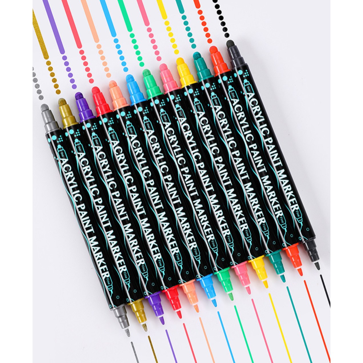 앤드버튼 24색 슈링클스 양면 아크릴 마카펜 세트 11,780원