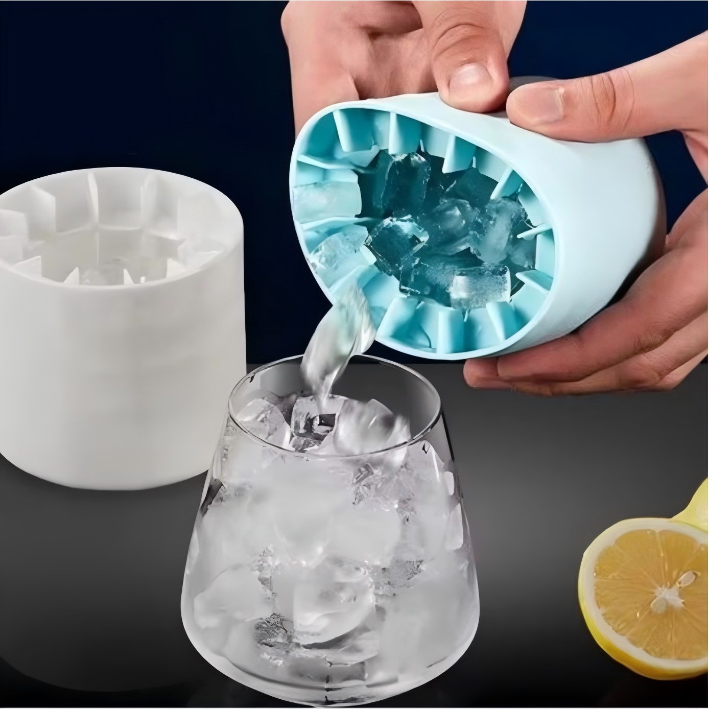 휴대용 아이스 트레이 얼음트레이 실리콘 얼음틀 홈 메이드 DIY 냉장고 동결 메이커 공간 절약 14,910원