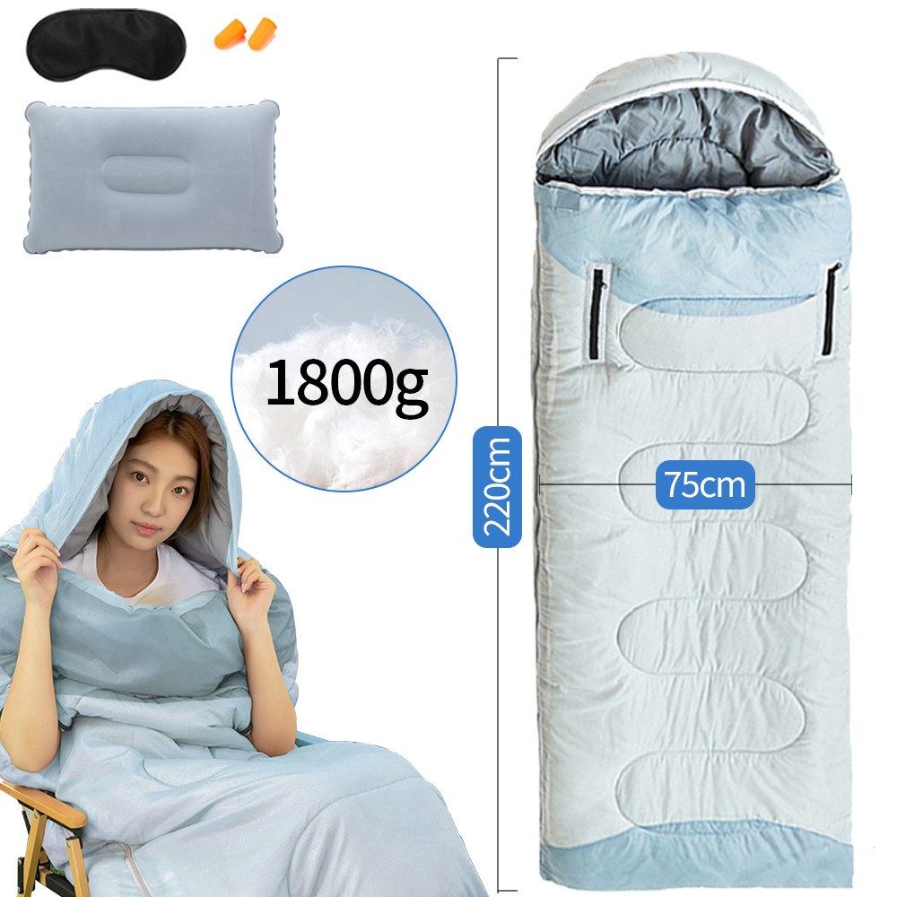 씽크라이프 손을 뻗을 수 있는 침낭 초경량 캠핑 차박 백패킹 1인용 침낭 사계절용 압축팩포함 29,900원