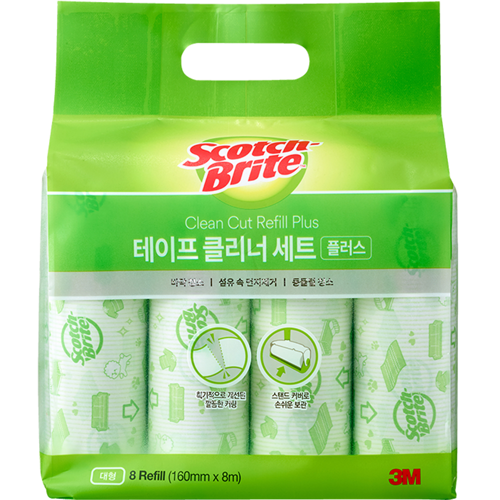 스카치브라이트 클린컷 테이프 클리너 세트 리필 8개입, 현재가 34,610원