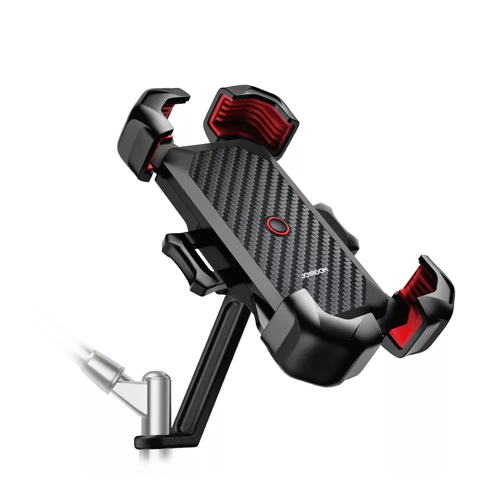 조이룸 프리미엄 오토바이용 포그랩 원터치 이중 고정 휴대폰 거치대 미러형, 블랙, 1개 22,900원