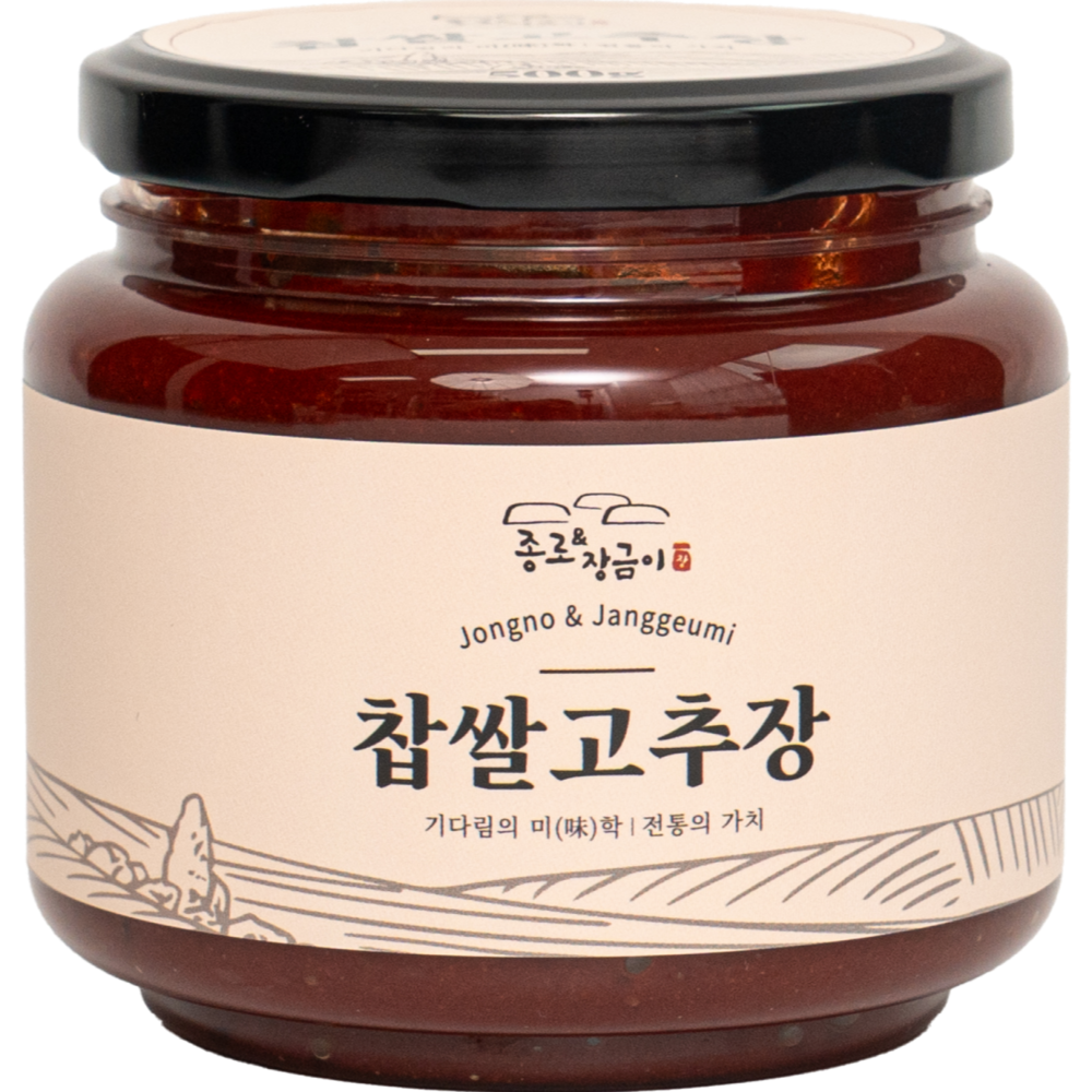 종로앤장금이 수제 찹쌀고추장 500g, 500g, 1개 18,000원