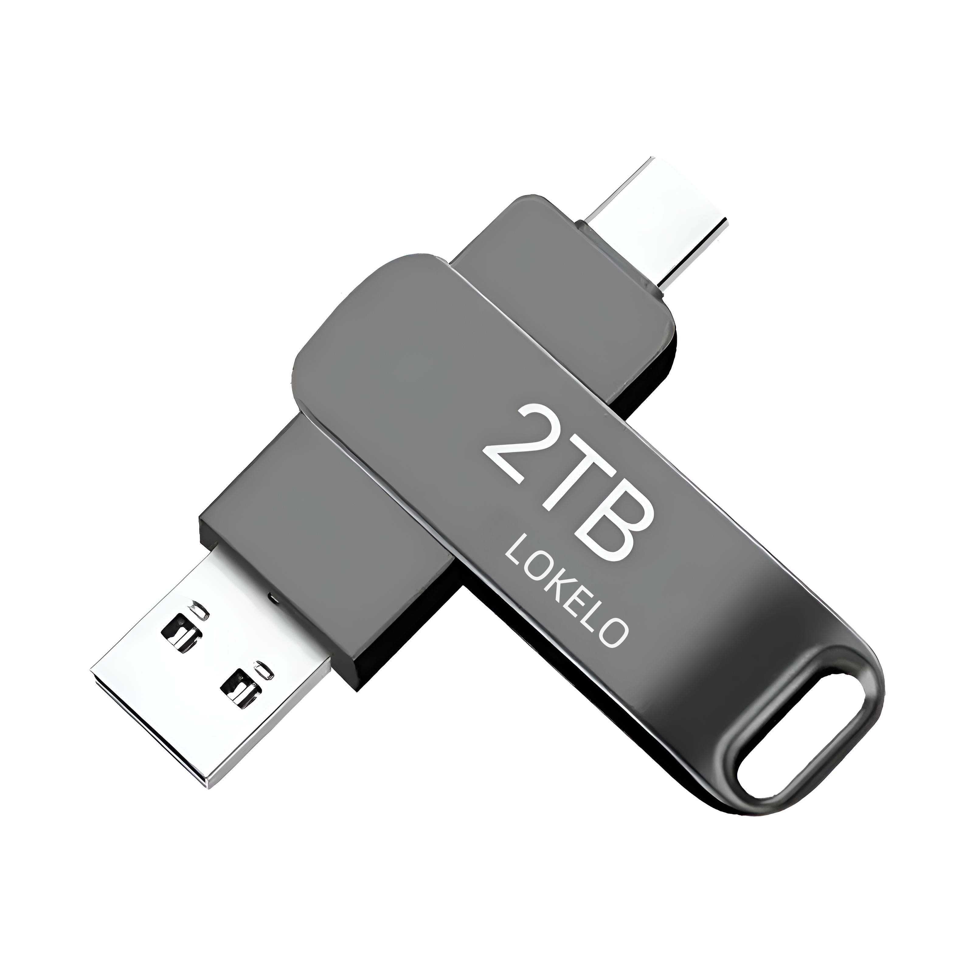 2TB Type-C 고속 USB 3.0 대용량 플래시 드라이브 휴대폰 컴퓨터 겸용 OTG 28,400원