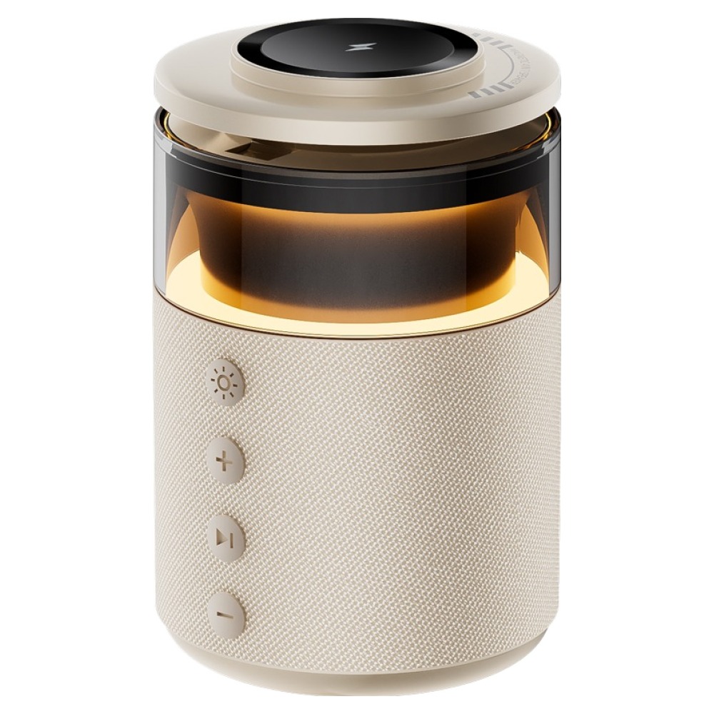 스타링스 5in1 멀티 무선 충전기 아이폰 갤럭시 겸용 워치 에어팟 무드등 블루투스 스피커, 아이보리, STAR-5IN1 49,000원