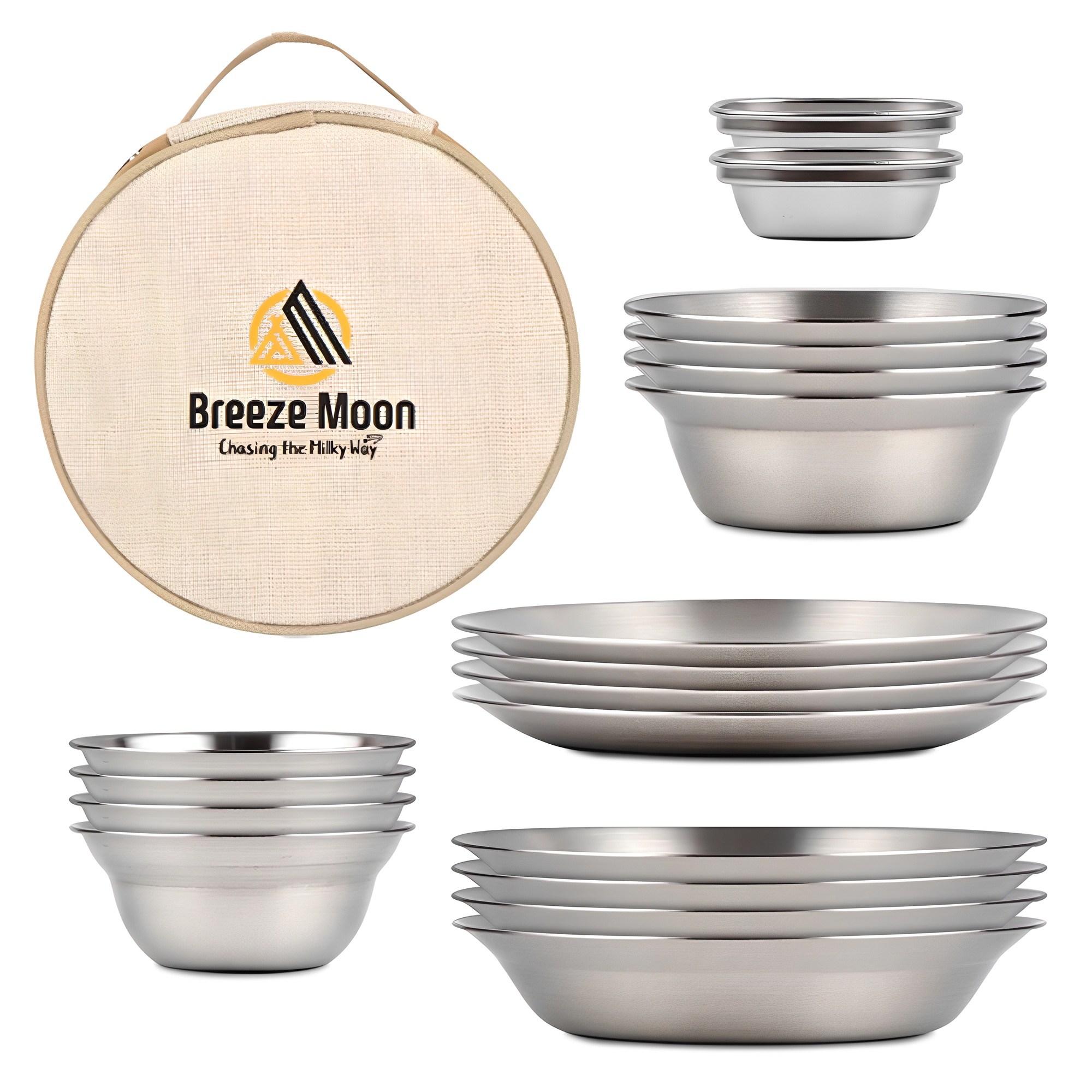 브리즈문 스테인리스 식기세트 18p 35,800원