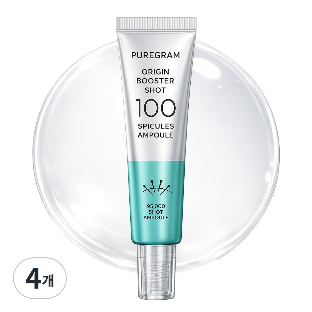 퓨어그램 오리진 롱 니들 부스터샷 100 앰플 대용량, 4개, 30ml 34,850원