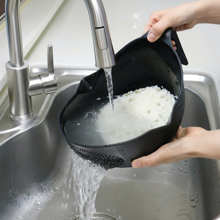 국산 믹싱볼 야채세척기 쌀세척기 쌀씻는볼 플라스틱채반 쌀씻는도구 과일세척바구니 14,600원