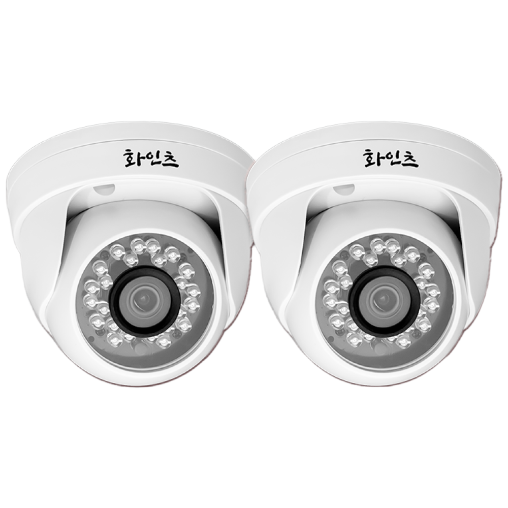화인츠 200만화소 CCTV 카메라 실내돔 주차장 매장  적외선 24IR 30m FAC-HS5320 2세트 43,000원