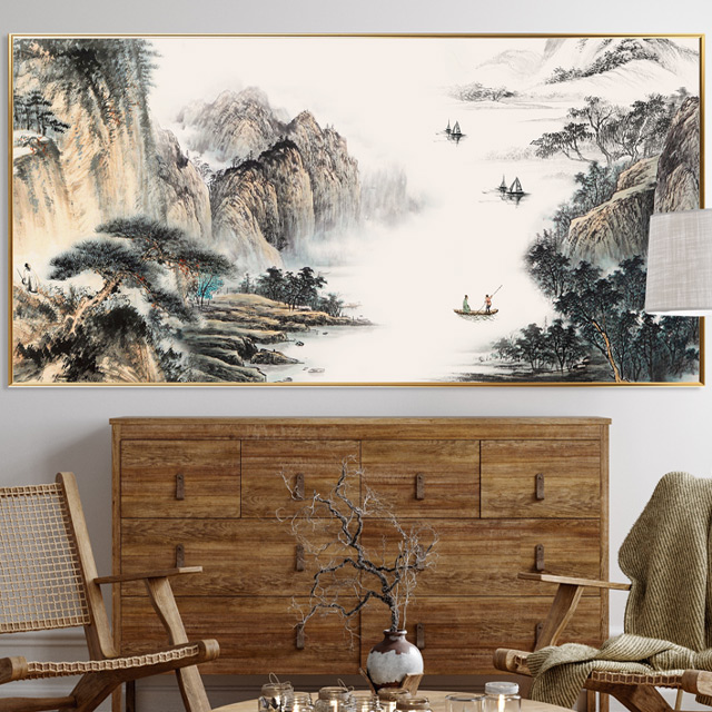 대형 산수화 액자 캔버스 동양화 그림 249,000원