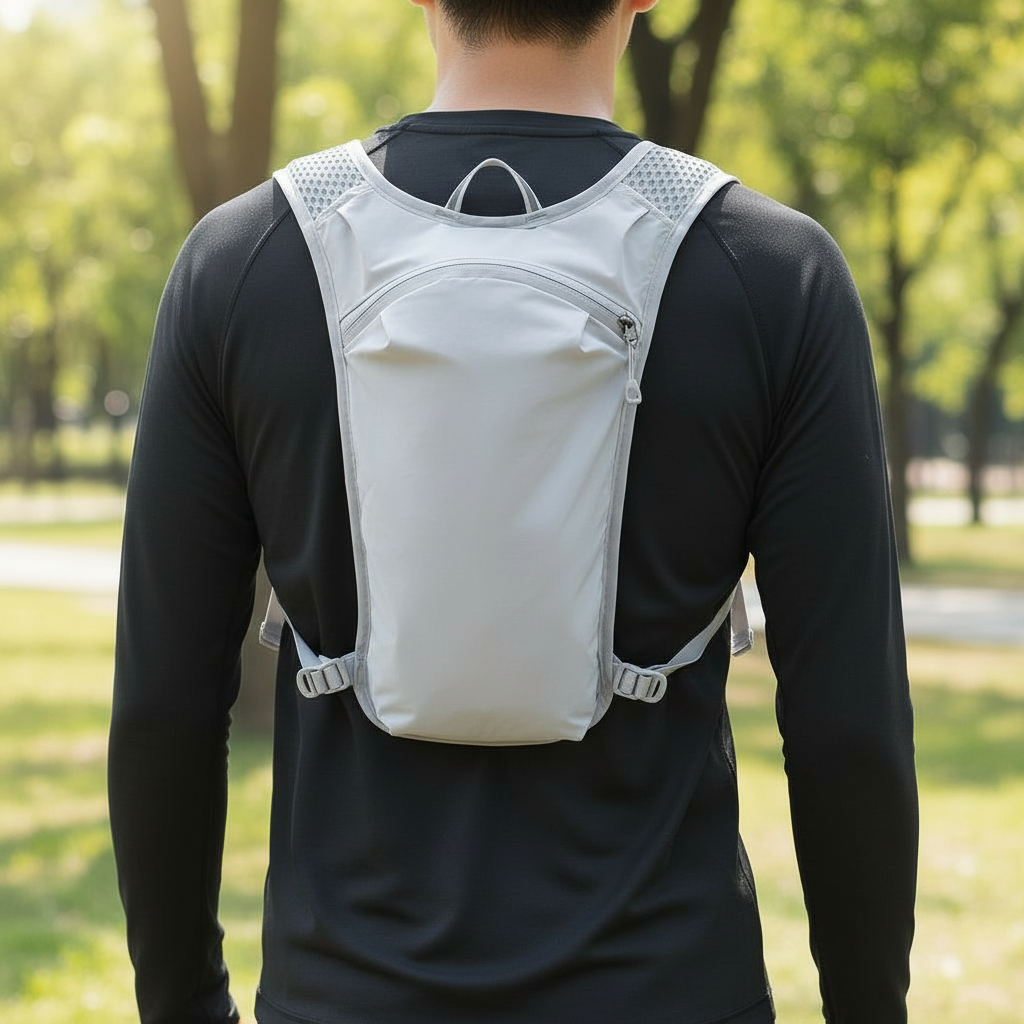 러닝 사이클링 하이킹 겸용 수분보충 베스트형 백팩 통기성 스포츠 백, 1개, 그레이 39,000원