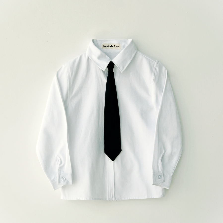 뉴키즈팩토리 키즈 주니어 넥타이 옥스퍼드 남방 셔츠 단체복 합창복 졸업식 와이셔츠 24,800원