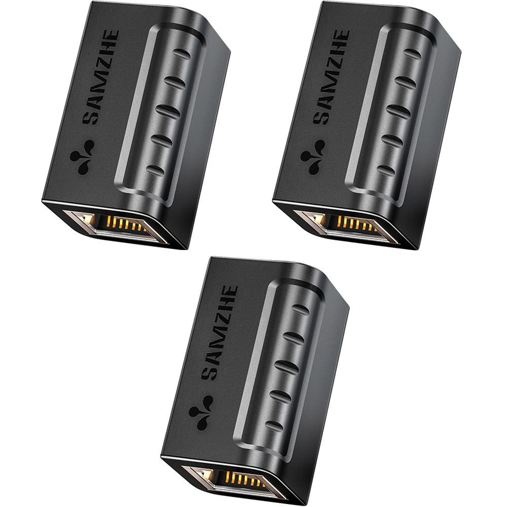 삼지 1000Mbps 랜연장 키스톤 잭 커플러 RJ45, 블랙, 3개 14,750원
