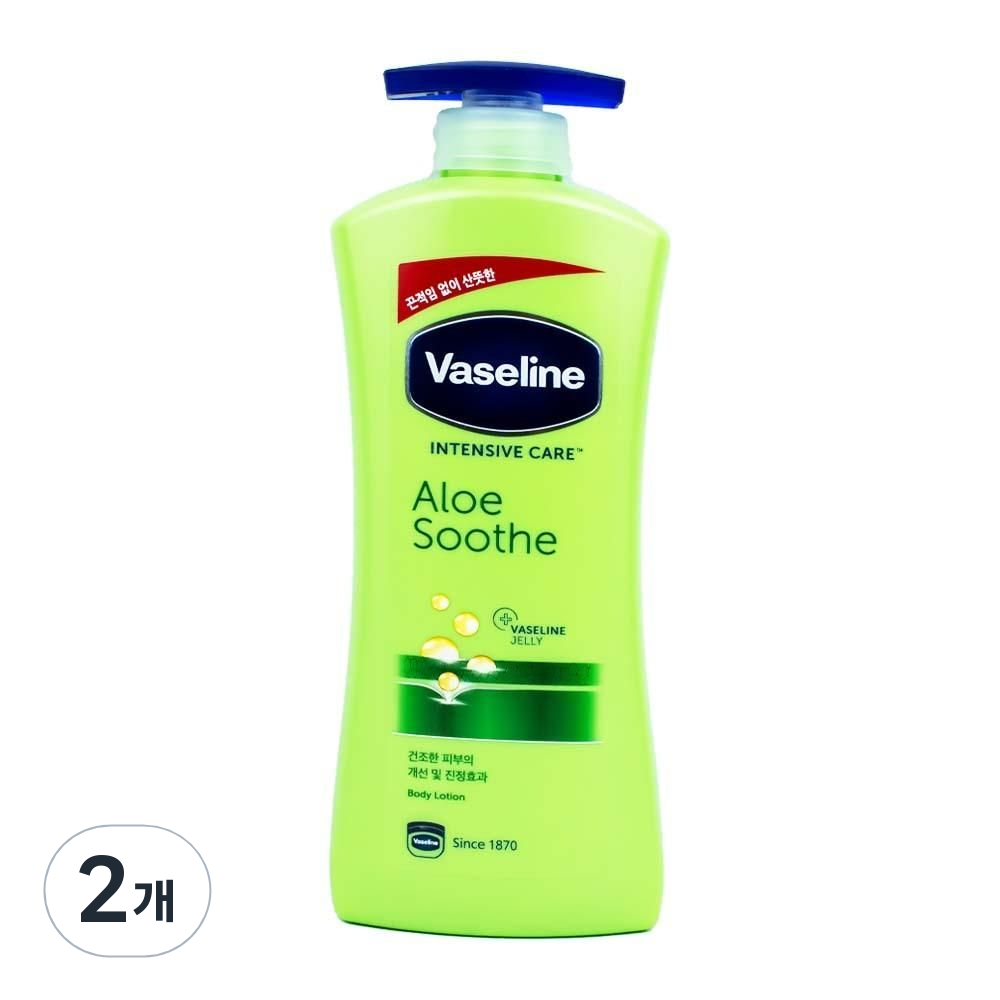 바세린 인텐시브 케어 알로에 수드 로션, 600ml, 2개 18,900원