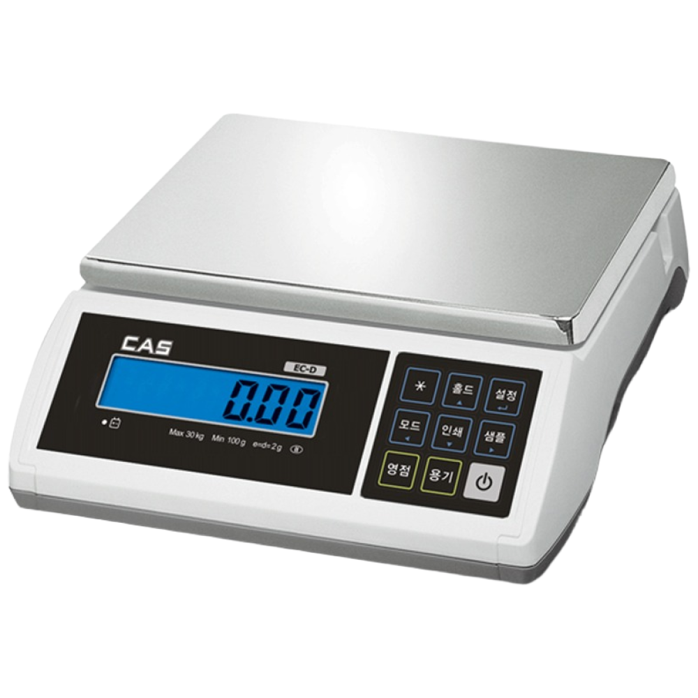 CAS 카스 다기능 전자저울 EC-3D 3kg (0.2g) 충전식 계량 계수 327,000원