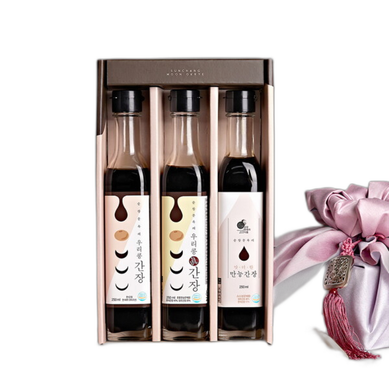 순창문옥례 우리콩 간장 종합세트 특선 5호(국간장+진간장+만능간장25 39,900원