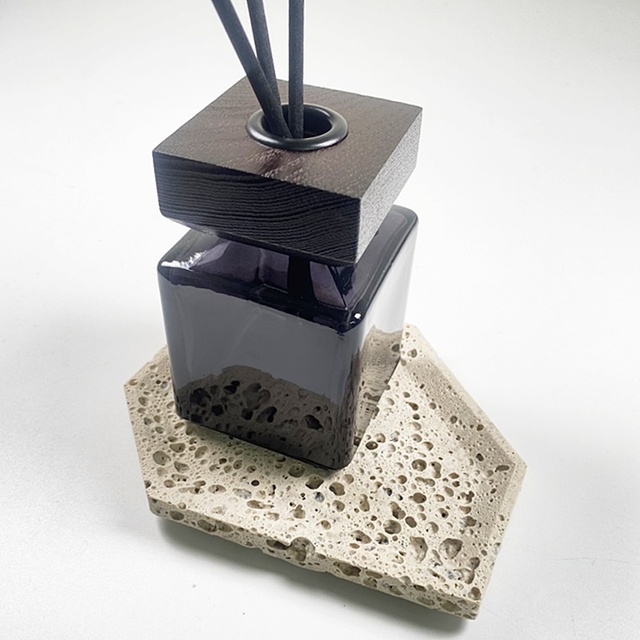 블랙사각우드캡 디퓨저용기 140ml, 1개, 140ml, 블랙 3,500원