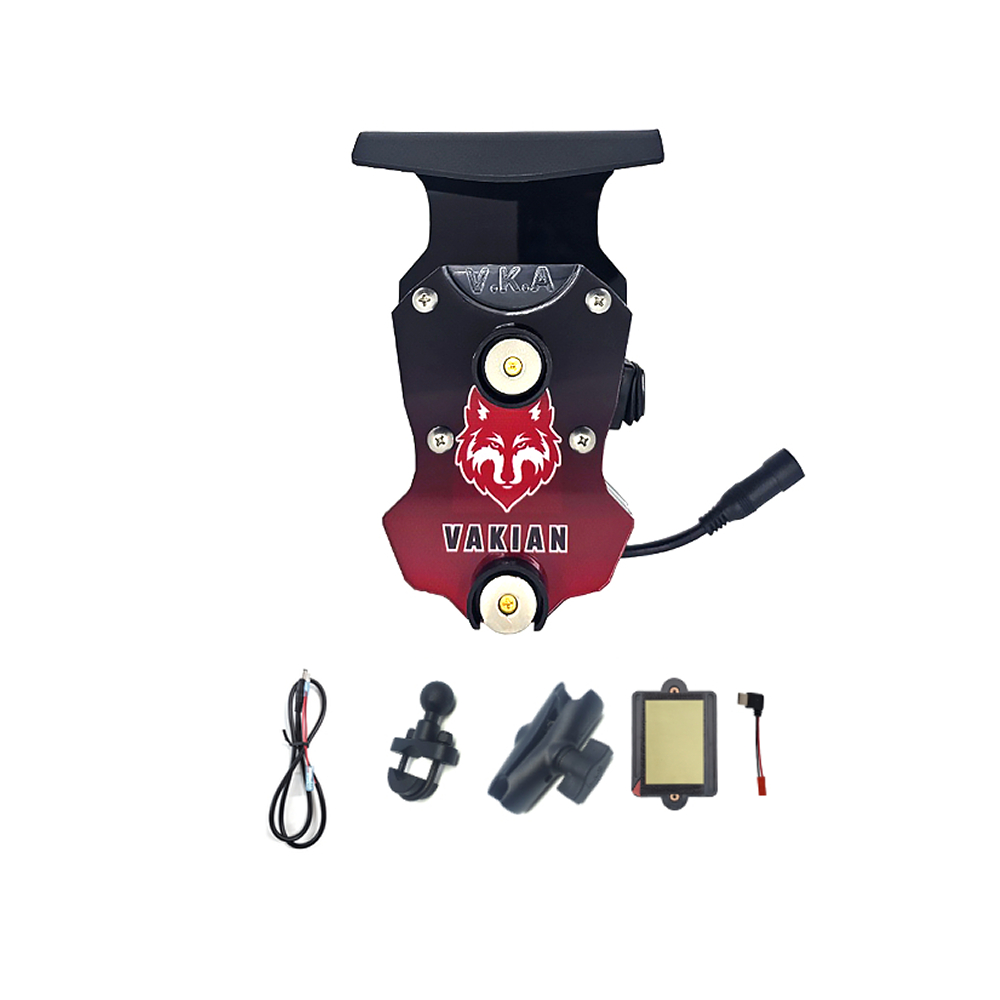 오토바이 바키안 자석충전 거치대 1구 세트 늑대애니 레드 히어로 자석충전기, 레드 C젠더 72,830원