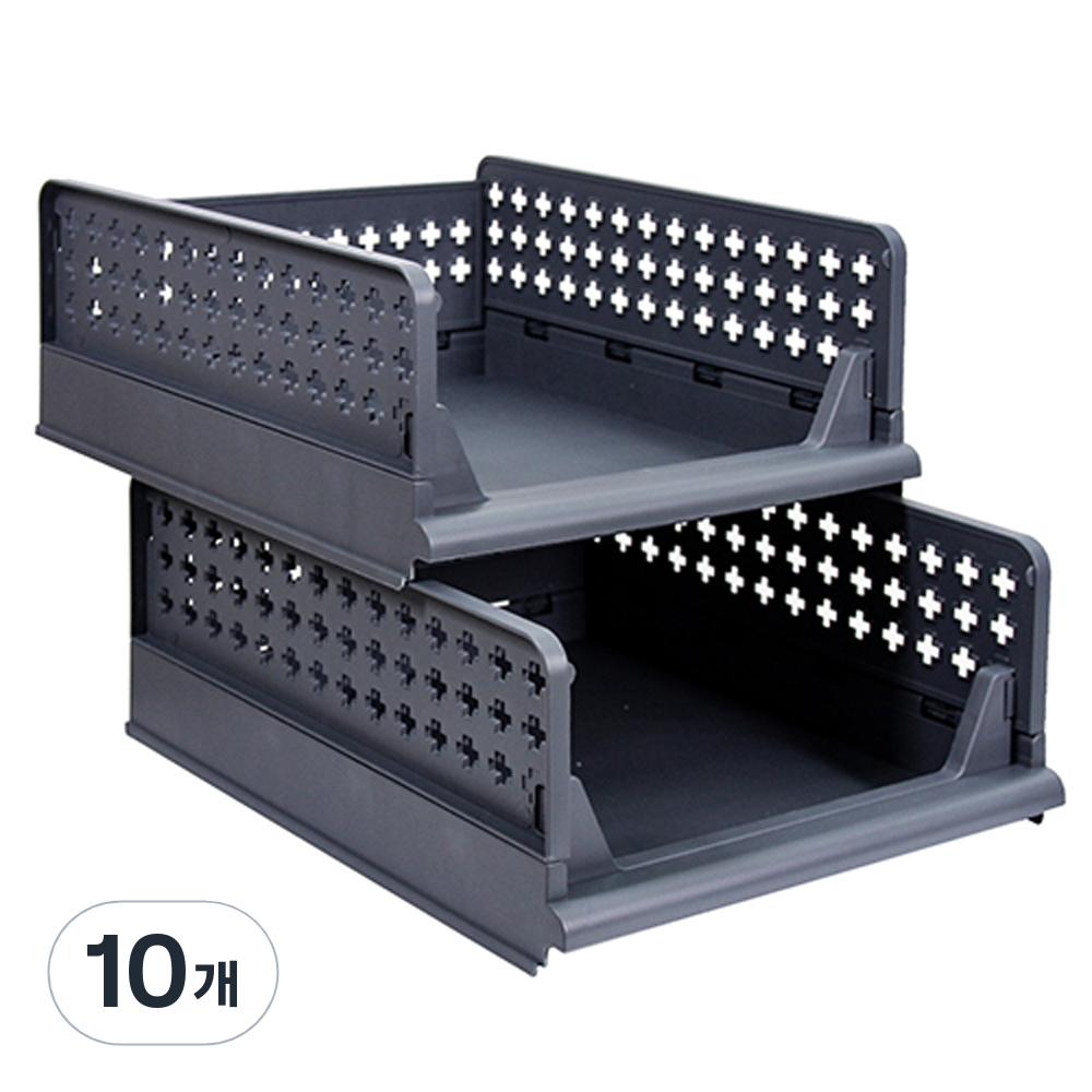 올리빙 국내 제조 크로스 접이식 슬라이딩 리빙박스, 현재가 42,250원