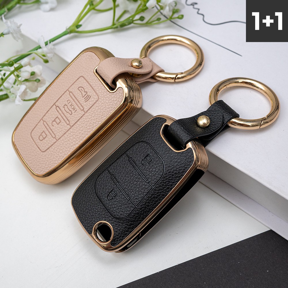 1+1 싼타페 투싼 레이 모닝 포터 소나타 호환 TPU 가죽 키 케이스 스마트키 키홀더 리모컨 자동차 키커버 27,900원