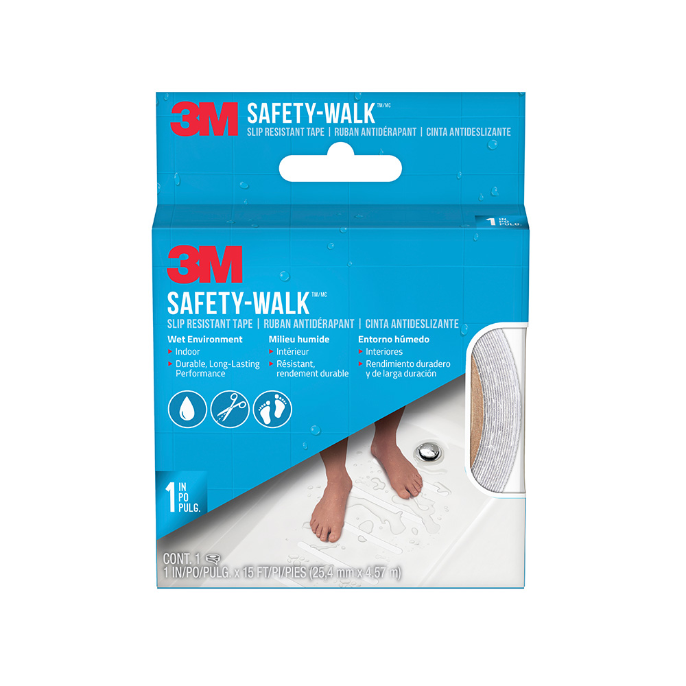 3M 미끄럼 방지 테이프 논슬립 외부 욕실 투명 계단 바닥 화장실 경사로 안전 테이프, 1개, 단일색상 25,950원